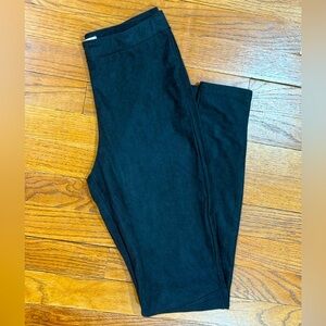 Hollister Faux Suede Black Leggings Womens size XS